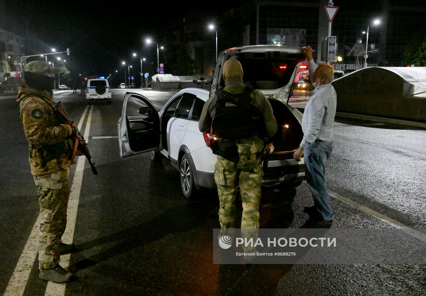 Работа военной полиции в ЛНР