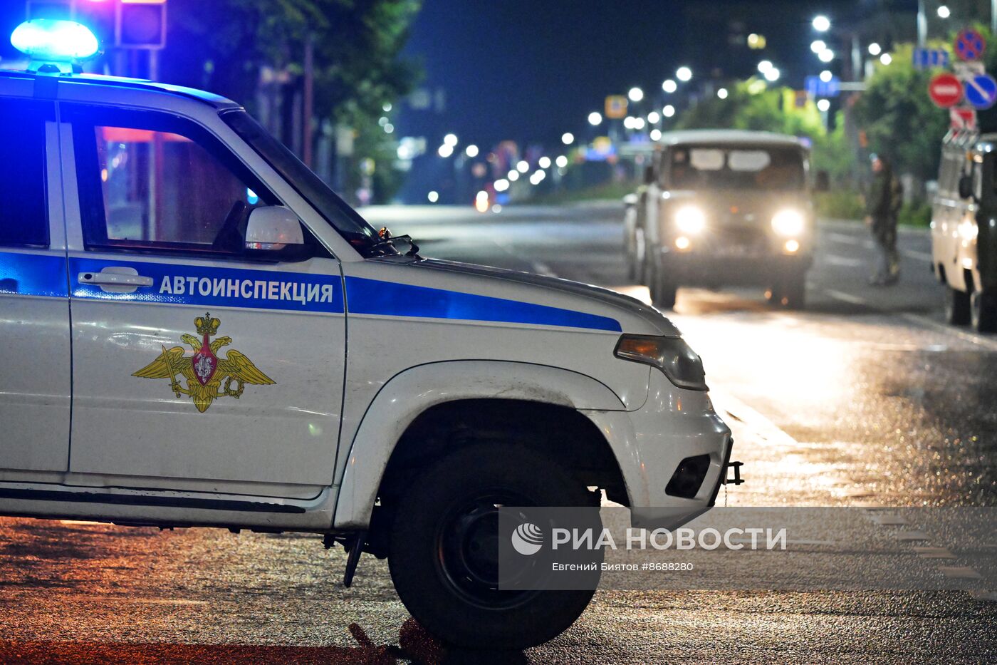 Работа военной полиции в ЛНР