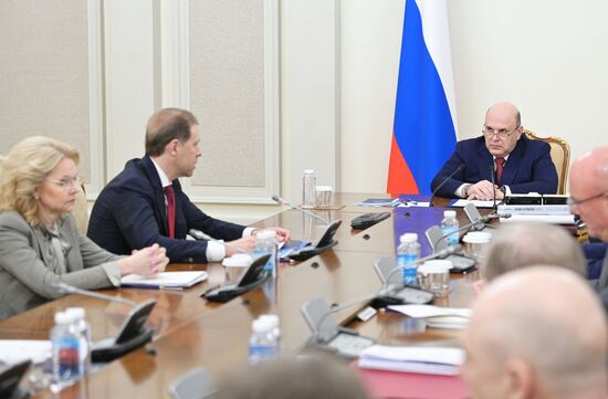 Премьер-министр Михаил Мишустин провел совещание с вице-премьерами РФ