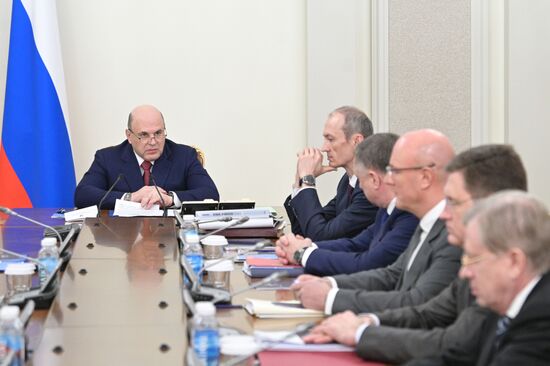 Премьер-министр Михаил Мишустин провел совещание с вице-премьерами РФ