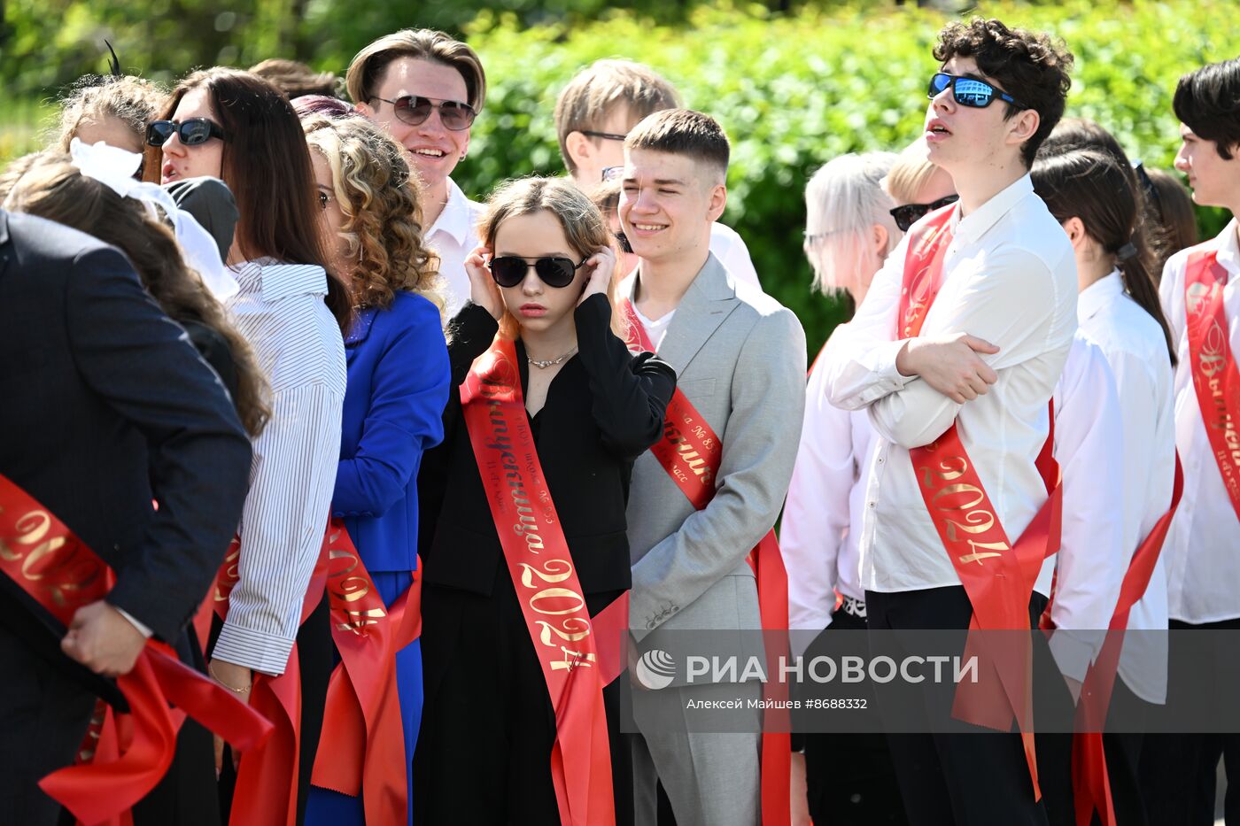 Празднование последнего звонка в Москве