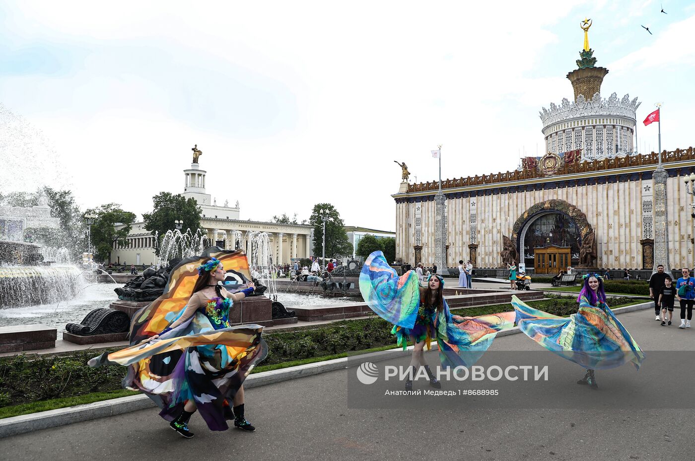 Выставка "Россия". Открытие фестиваля "Будущее в цветах"