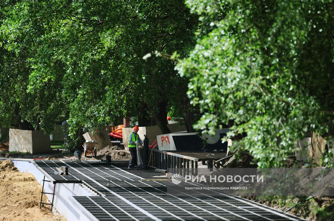 Работы по благоустройству Москвы