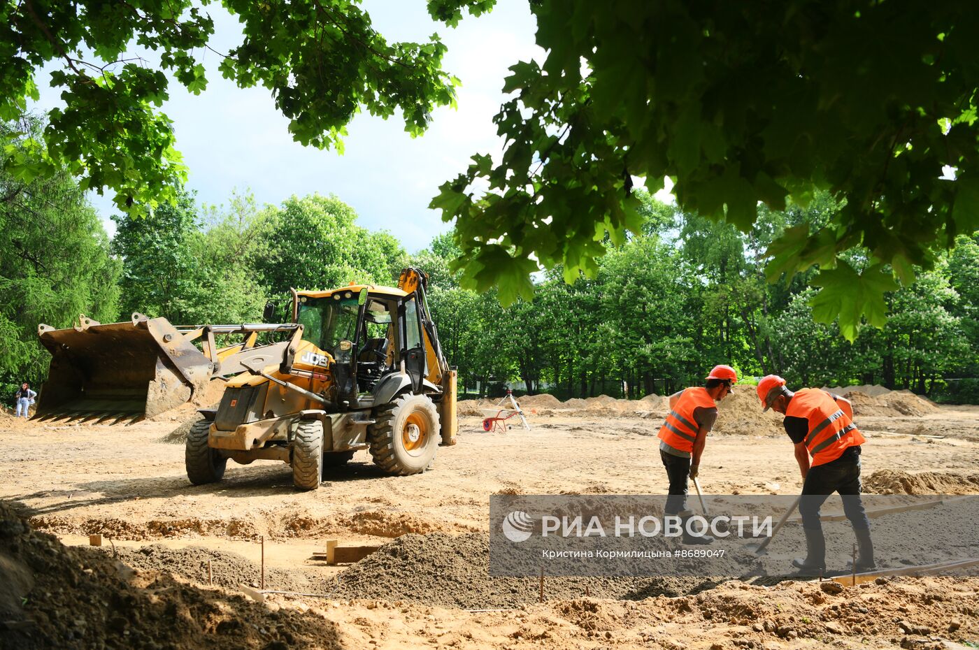 Работы по благоустройству Москвы