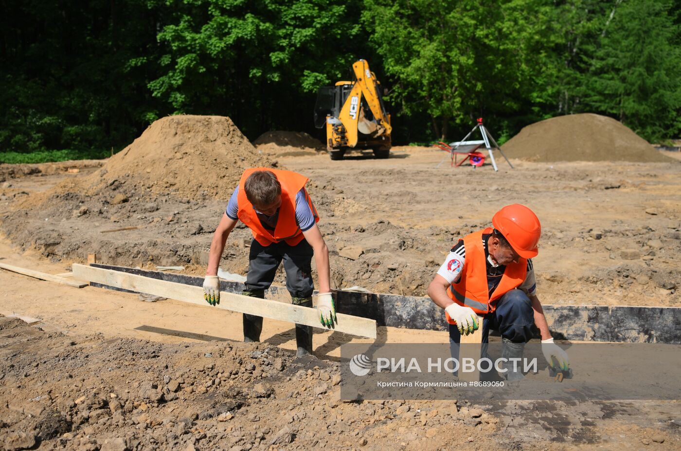 Работы по благоустройству Москвы