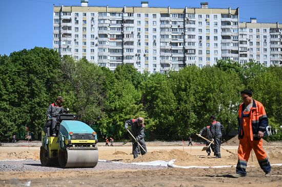 Реконструкция стадиона "Локомотив"