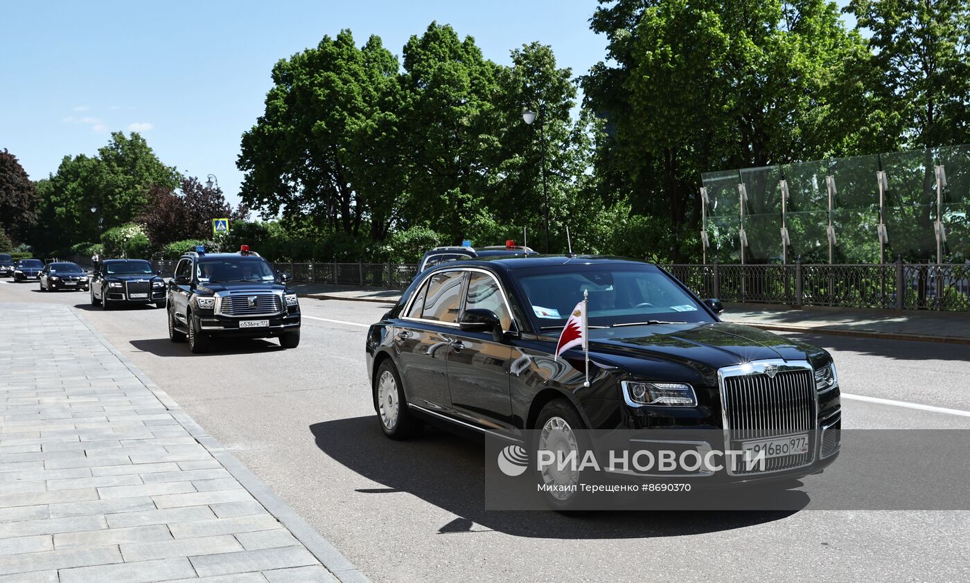 Президент Владимир Путин встретился с королем Бахрейна Хамадом Бен Исой Аль Халифой