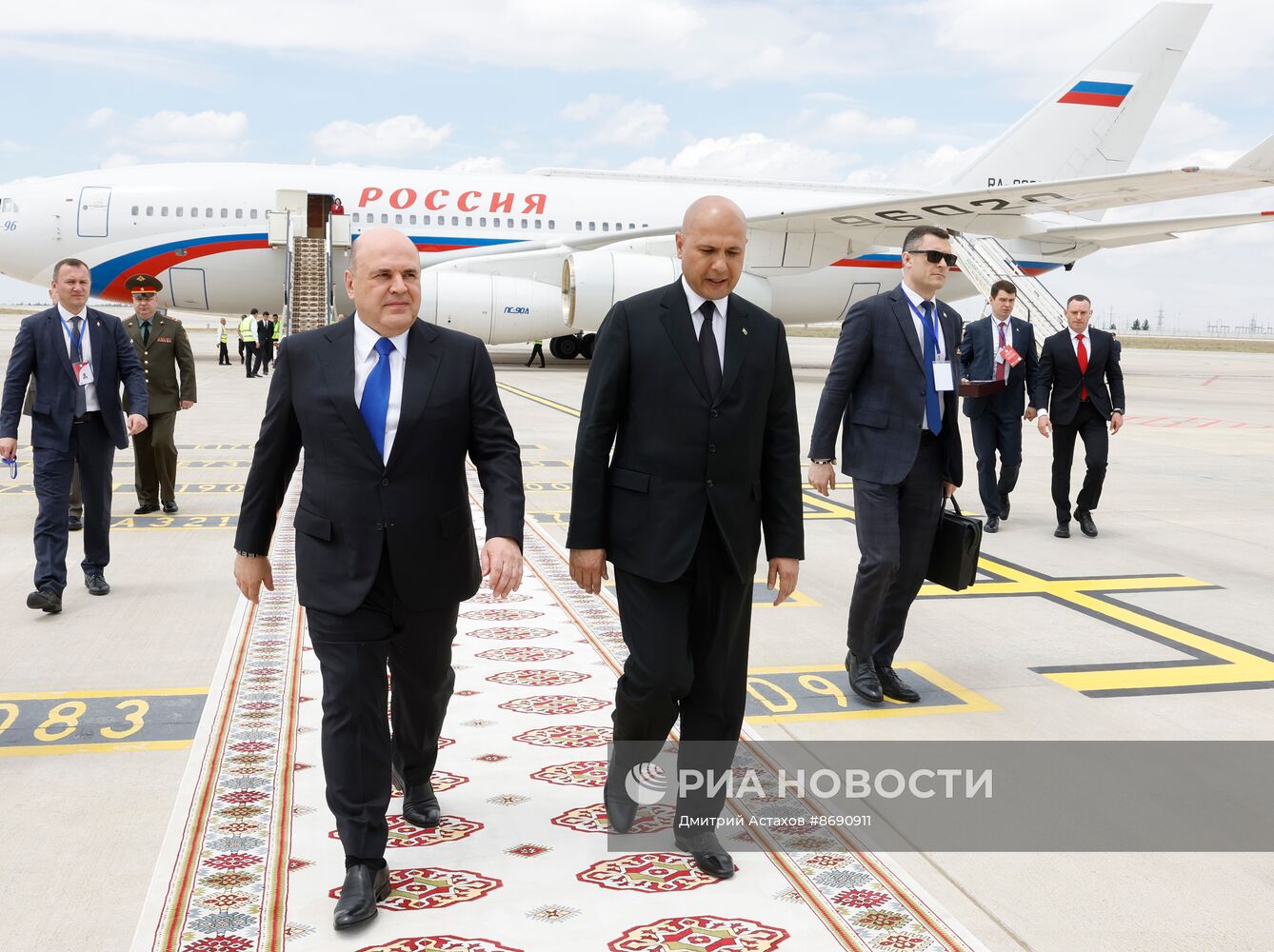Визит премьер-министра РФ М. Мишустина в Туркменистан