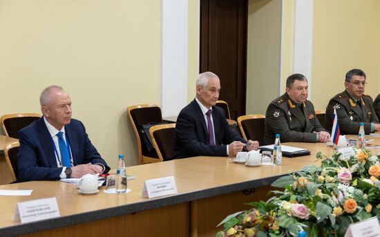 Рабочий визит министра обороны РФ А. Белоусова в Минск