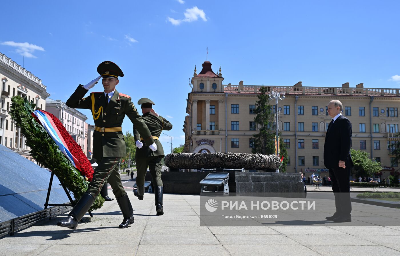 Рабочий визит президента Владимира Путина в Белоруссию. День второй