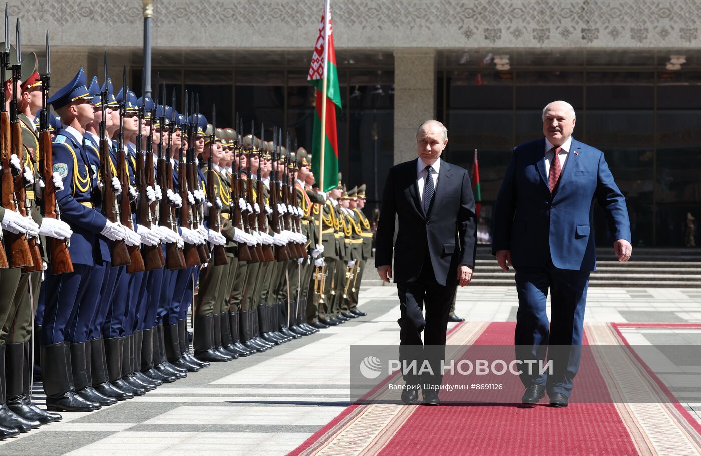 Рабочий визит президента Владимира Путина в Белоруссию. День второй
