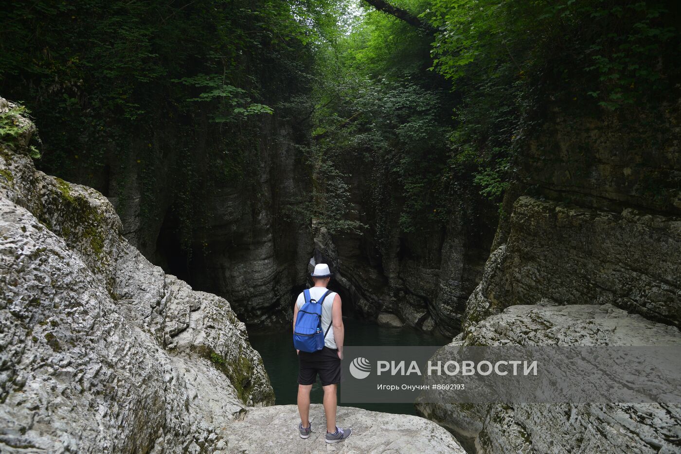 Агурское ущелье в Краснодарском крае