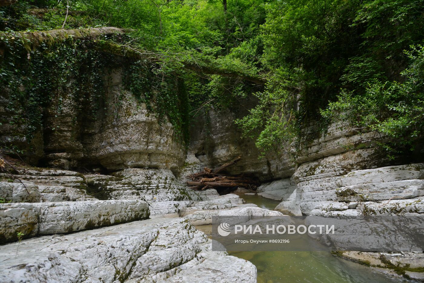 Агурское ущелье в Краснодарском крае