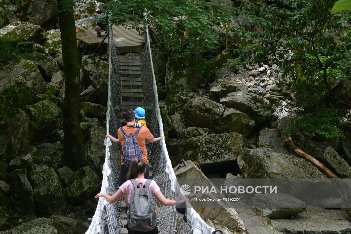 Агурское ущелье в Краснодарском крае