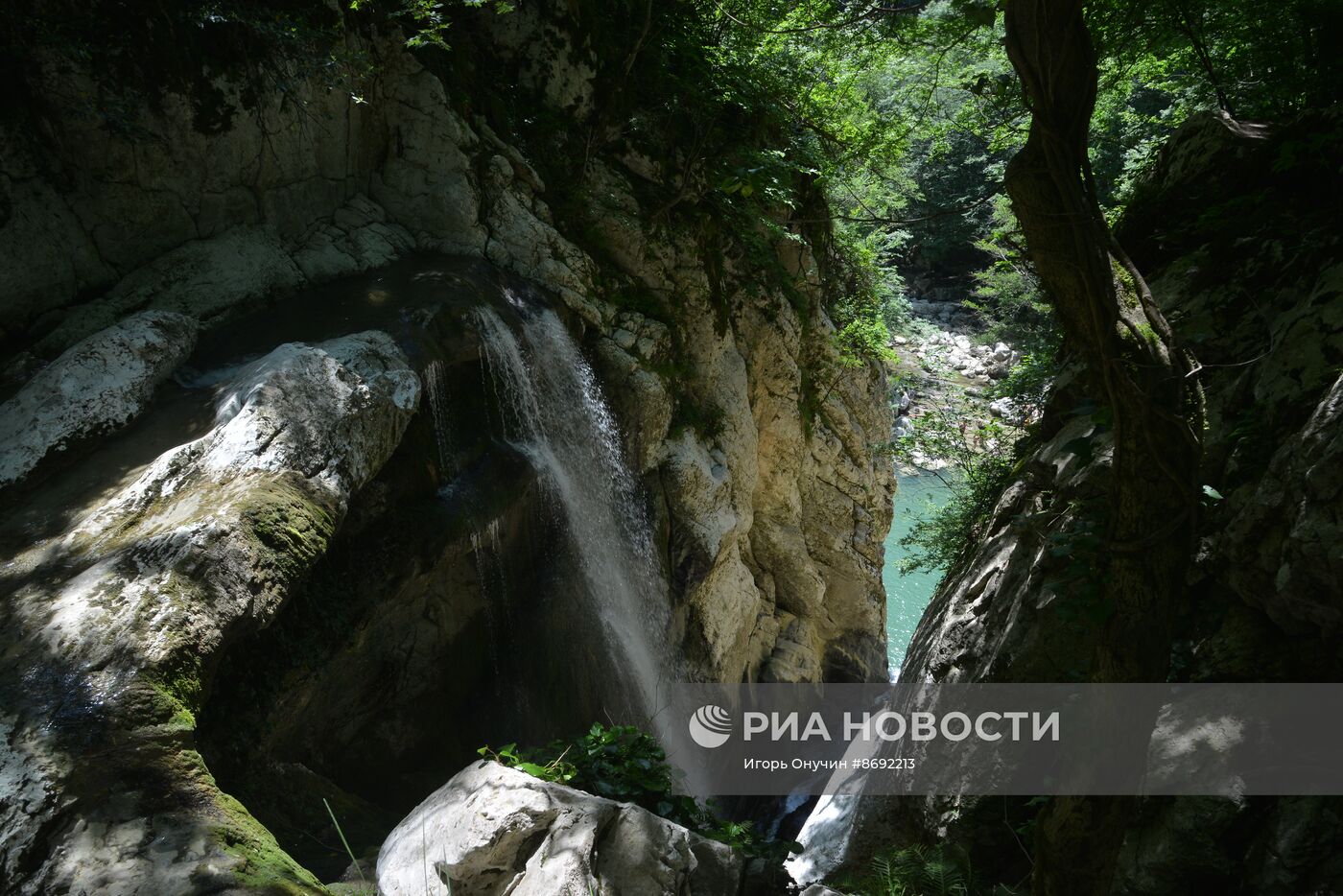 Агурское ущелье в Краснодарском крае