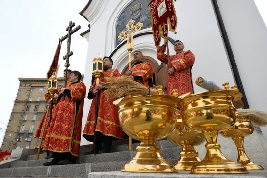 Крестный ход в честь Дня славянской письменности и культуры в Новосибирске