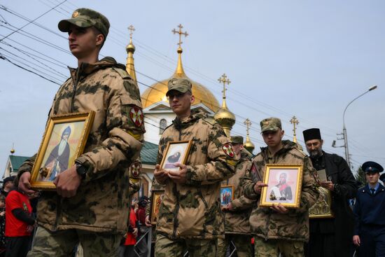 Крестный ход в честь Дня славянской письменности и культуры в Новосибирске