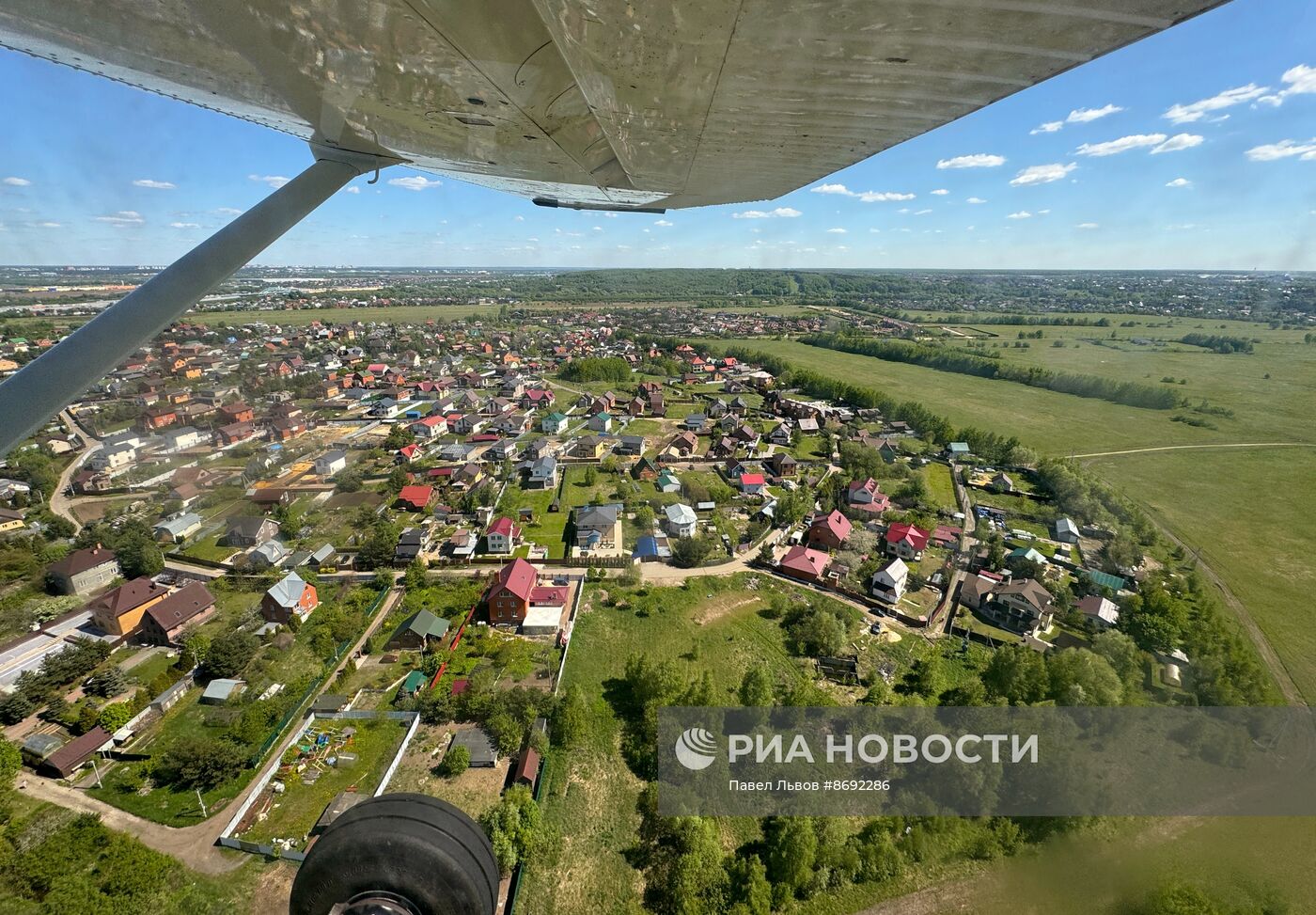 Профилактика лесных пожаров авиалесоохраной в Московской области