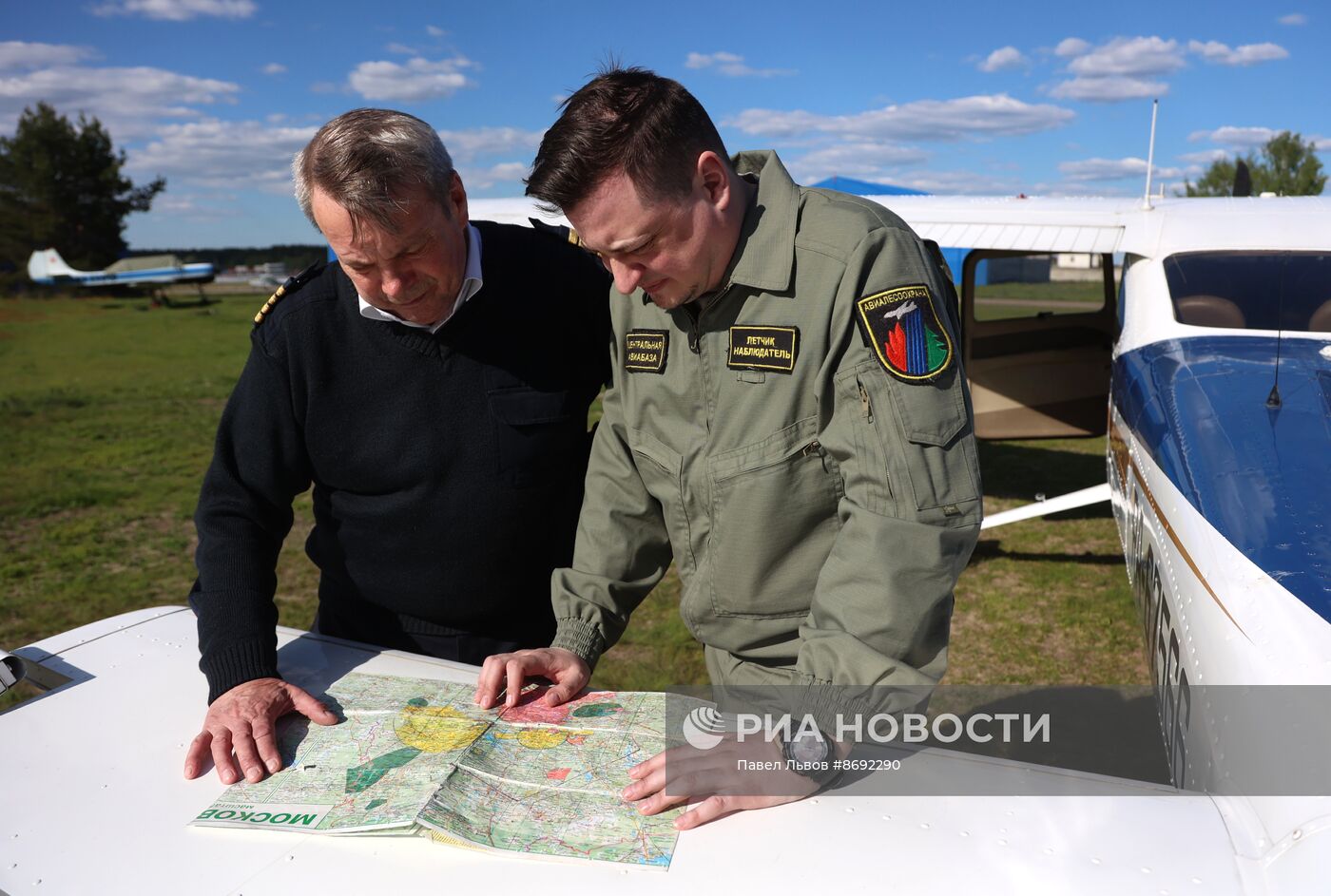 Профилактика лесных пожаров авиалесоохраной в Московской области