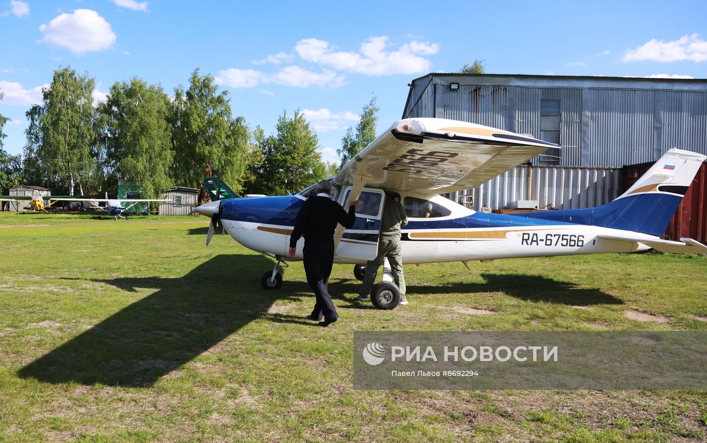 Профилактика лесных пожаров авиалесоохраной в Московской области