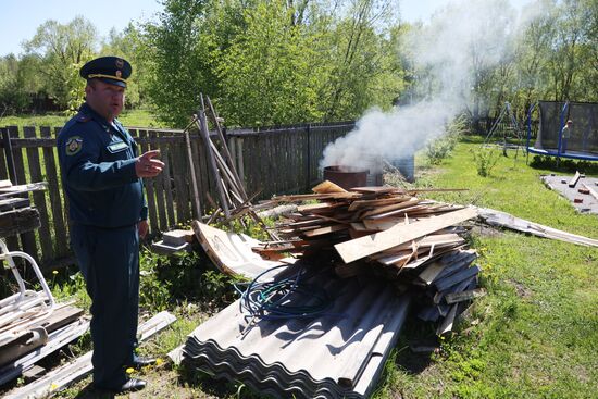 Профилактика лесных пожаров авиалесоохраной в Московской области