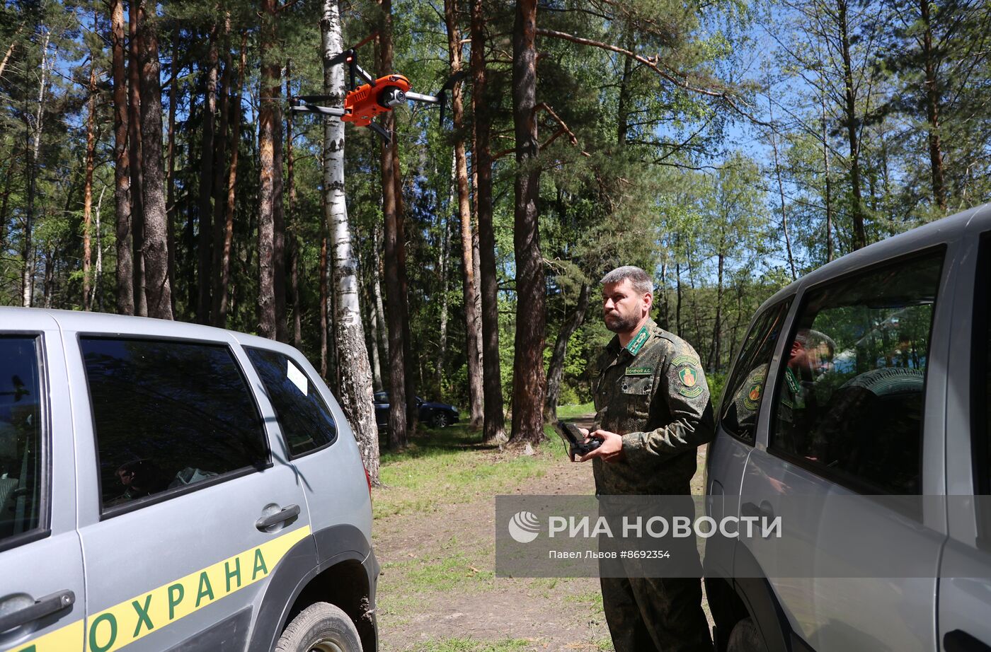 Профилактика лесных пожаров авиалесоохраной в Московской области