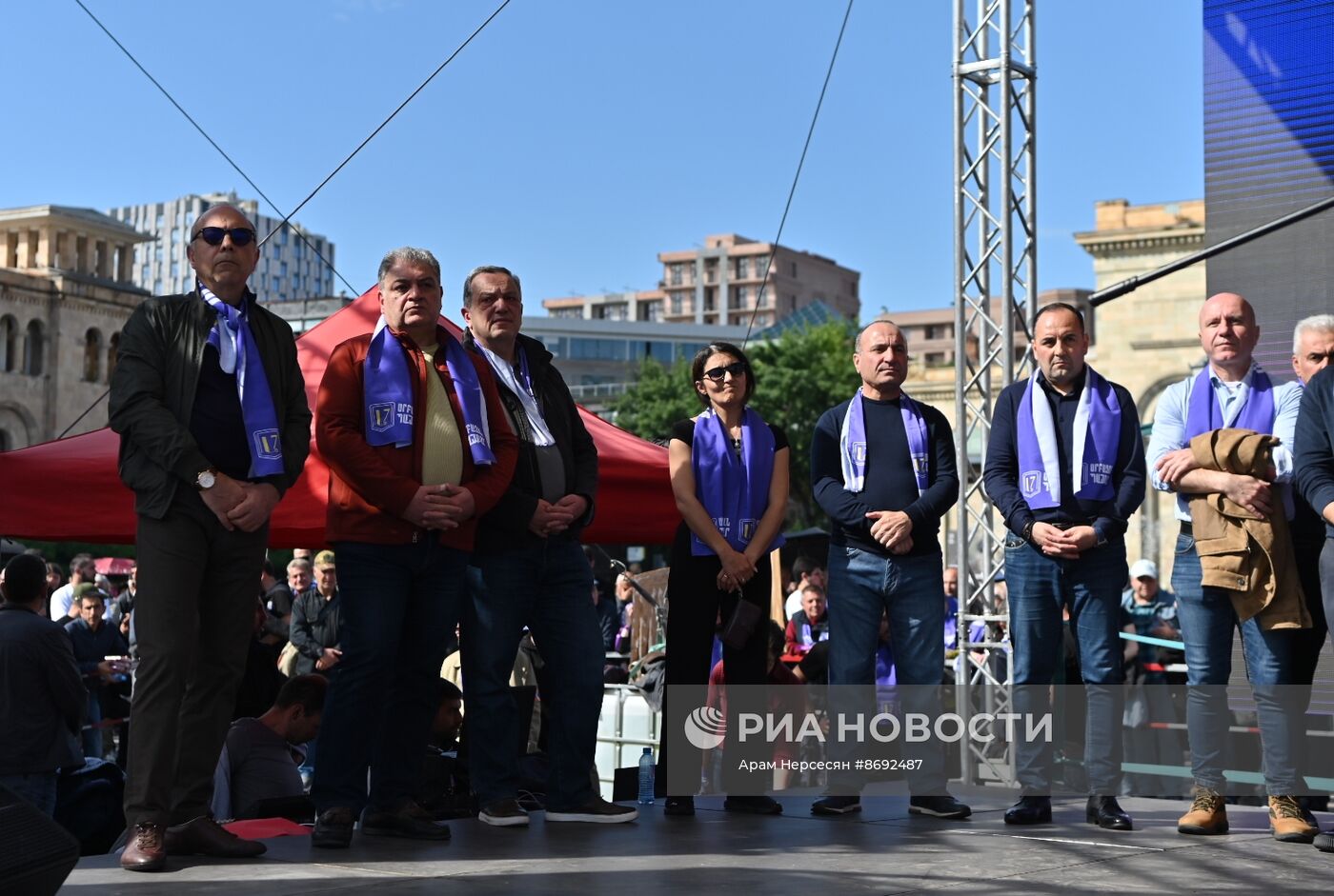 Митинг протеста в Ереване