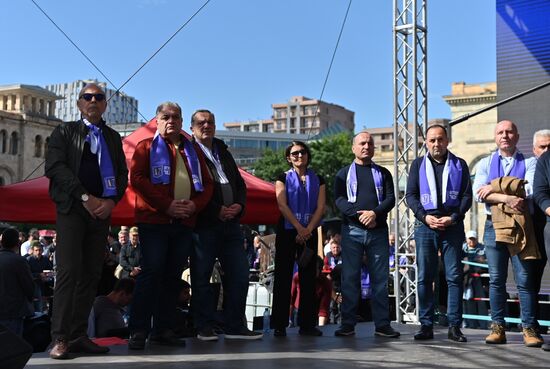 Митинг протеста в Ереване