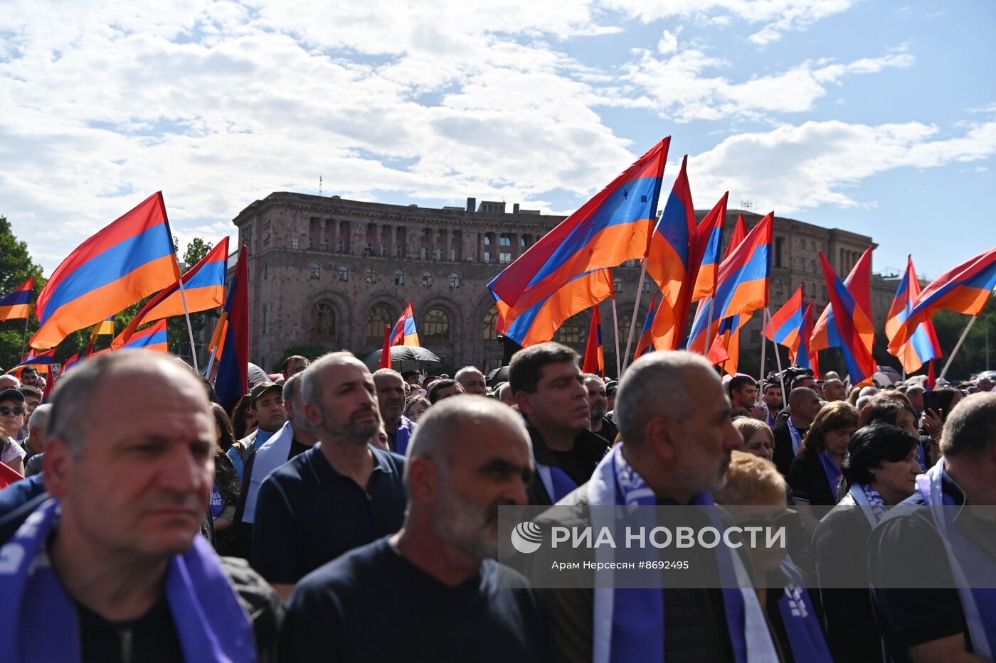 Митинг протеста в Ереване