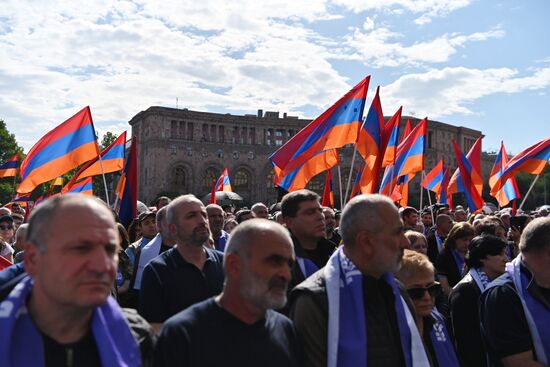 Митинг протеста в Ереване