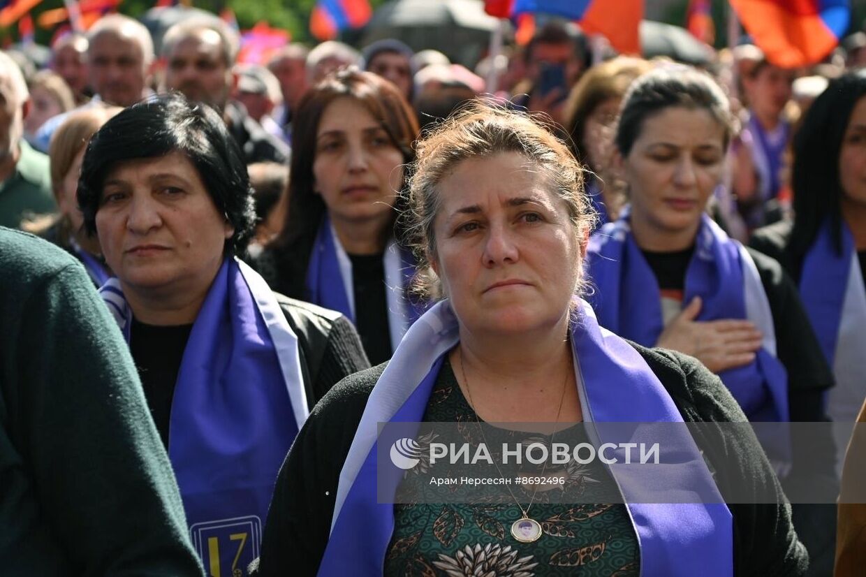 Митинг протеста в Ереване