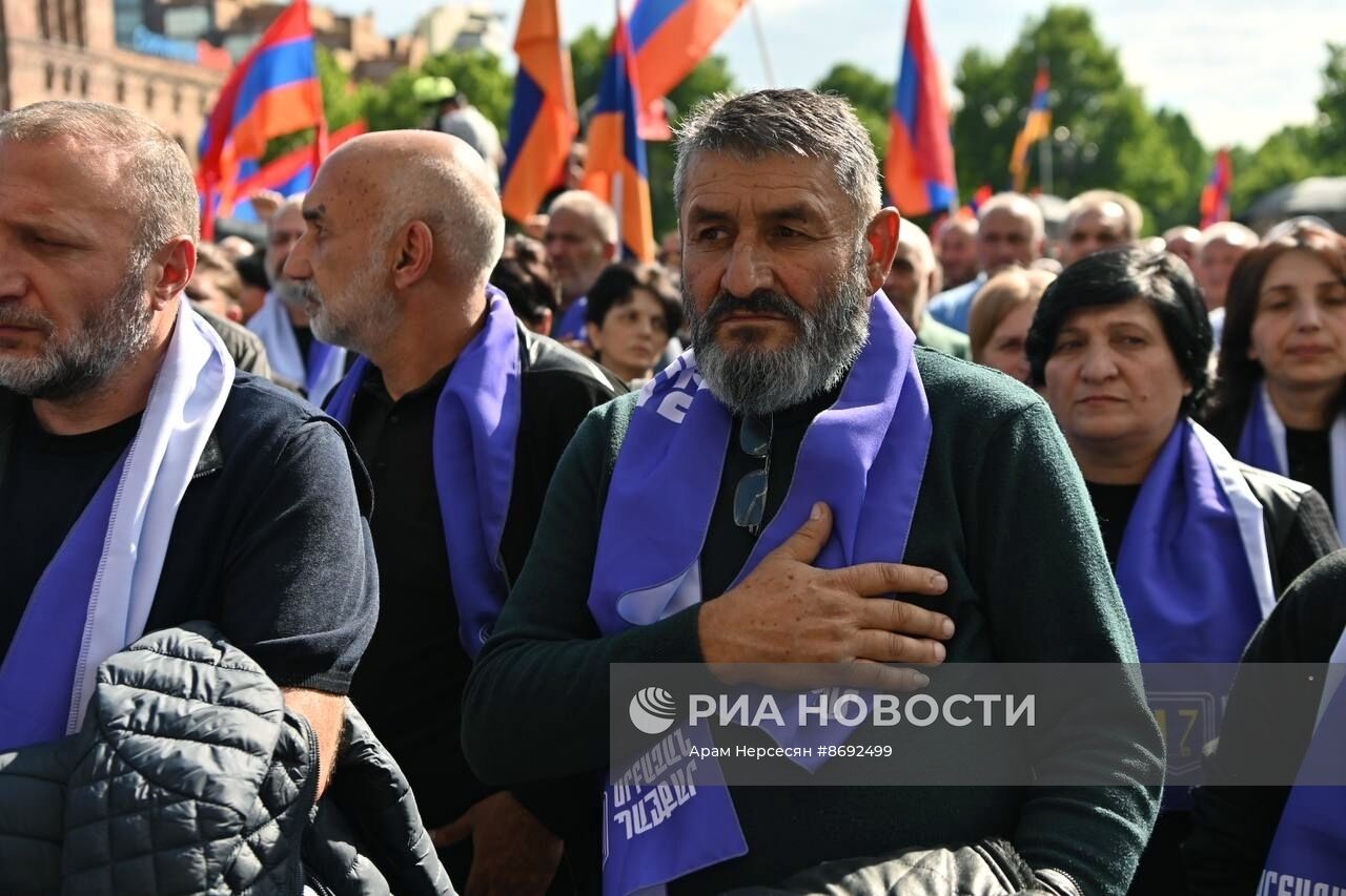 Митинг протеста в Ереване