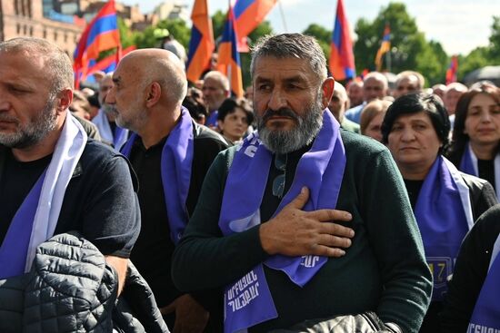 Митинг протеста в Ереване