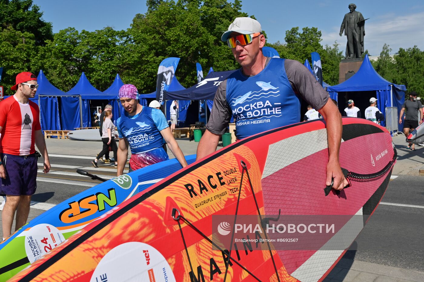 Сап-регата "Москва на волне. Рыбная неделя"
