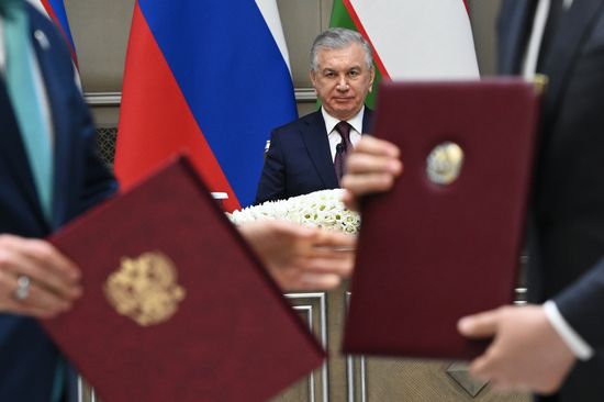 Рабочий визит президента Владимира Путина в Узбекистан. День второй