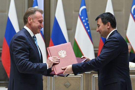 Рабочий визит президента Владимира Путина в Узбекистан. День второй