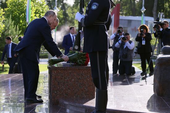 Рабочий визит президента Владимира Путина в Узбекистан. День второй