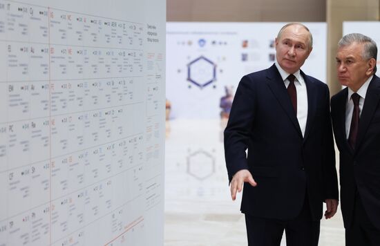 Рабочий визит президента Владимира Путина в Узбекистан. День второй