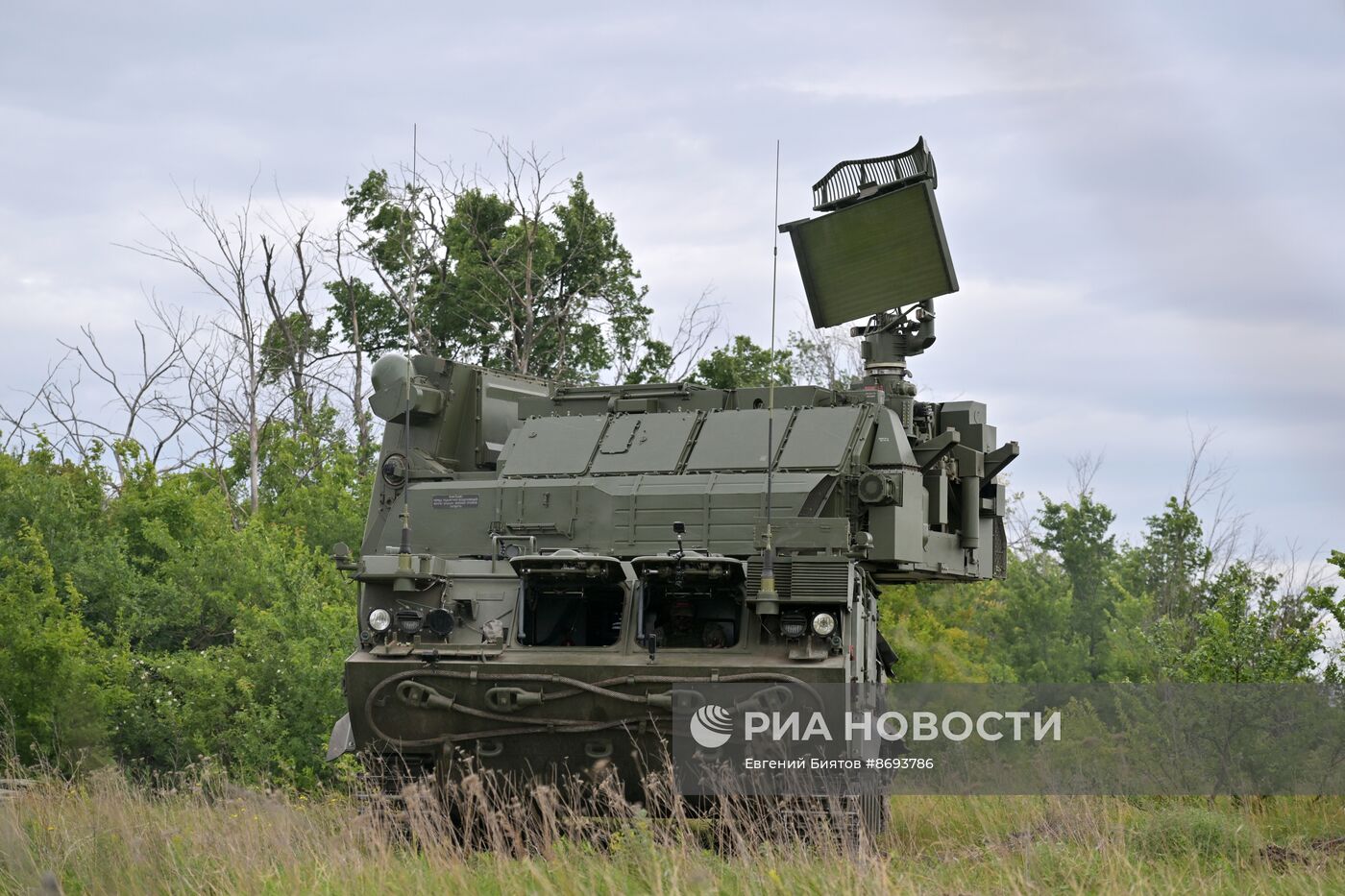 Боевое дежурство ЗРК "Тор-М2" ЦВО в зоне спецоперации