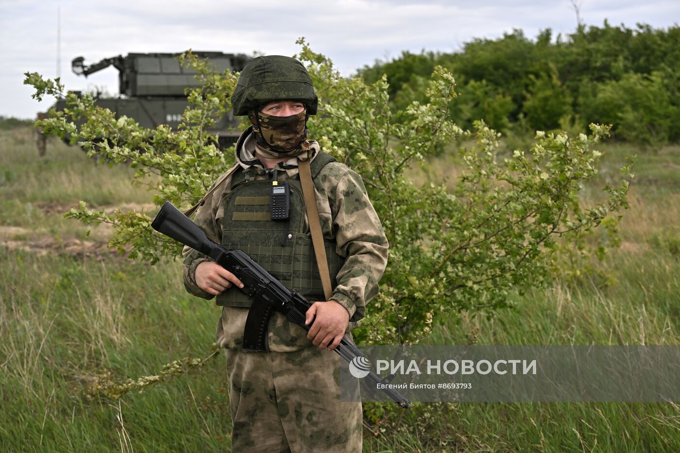 Боевое дежурство ЗРК "Тор-М2" ЦВО в зоне спецоперации