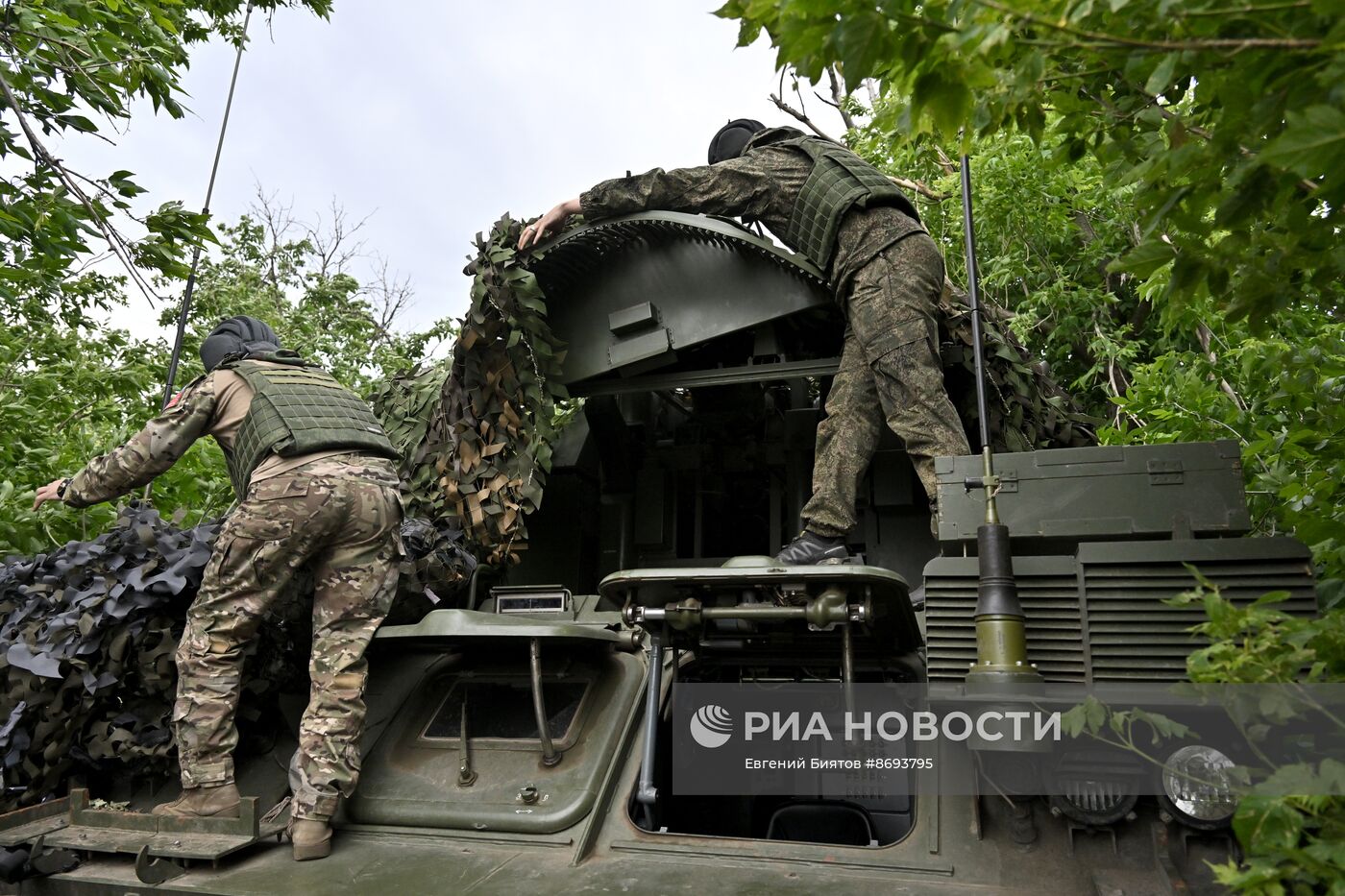 Боевое дежурство ЗРК "Тор-М2" ЦВО в зоне спецоперации