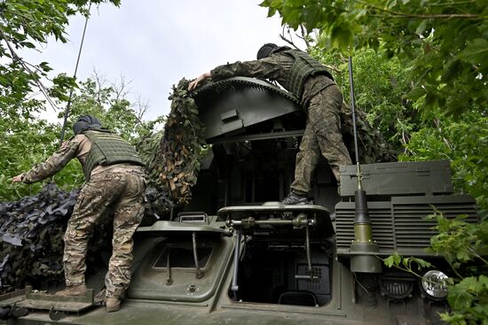 Боевое дежурство ЗРК "Тор-М2" ЦВО в зоне спецоперации