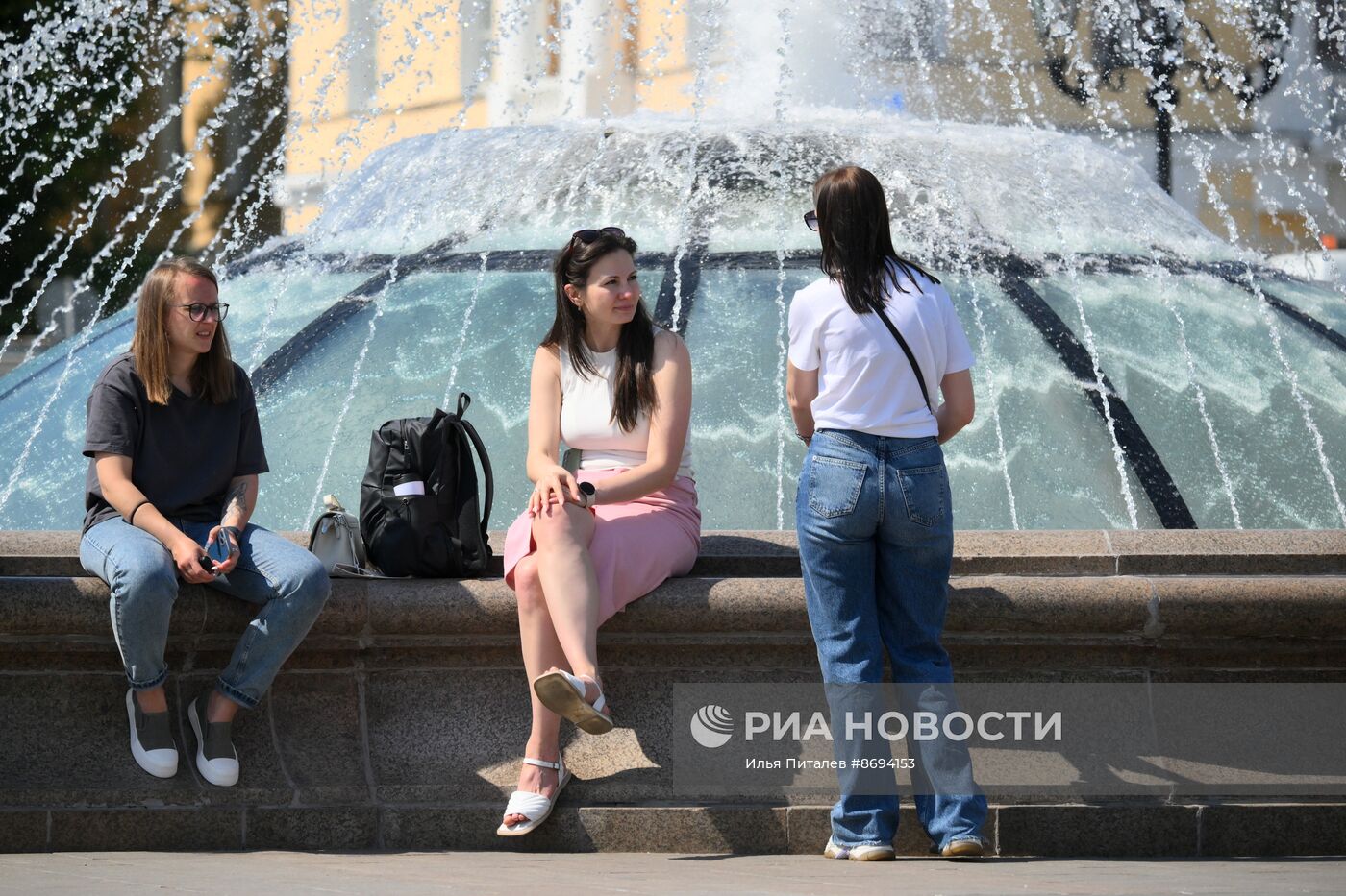 Жаркая погода в Москве