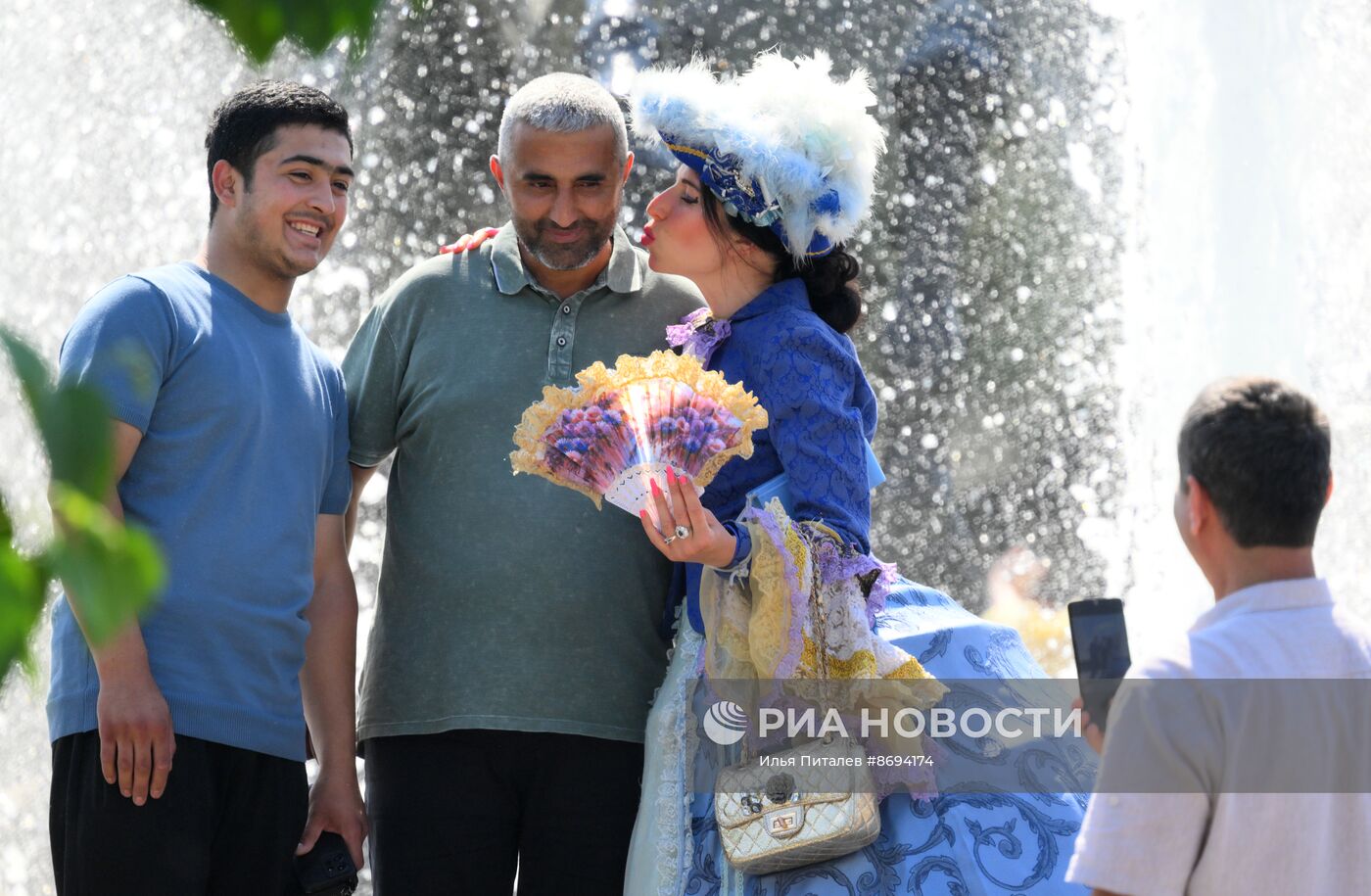 Жаркая погода в Москве 