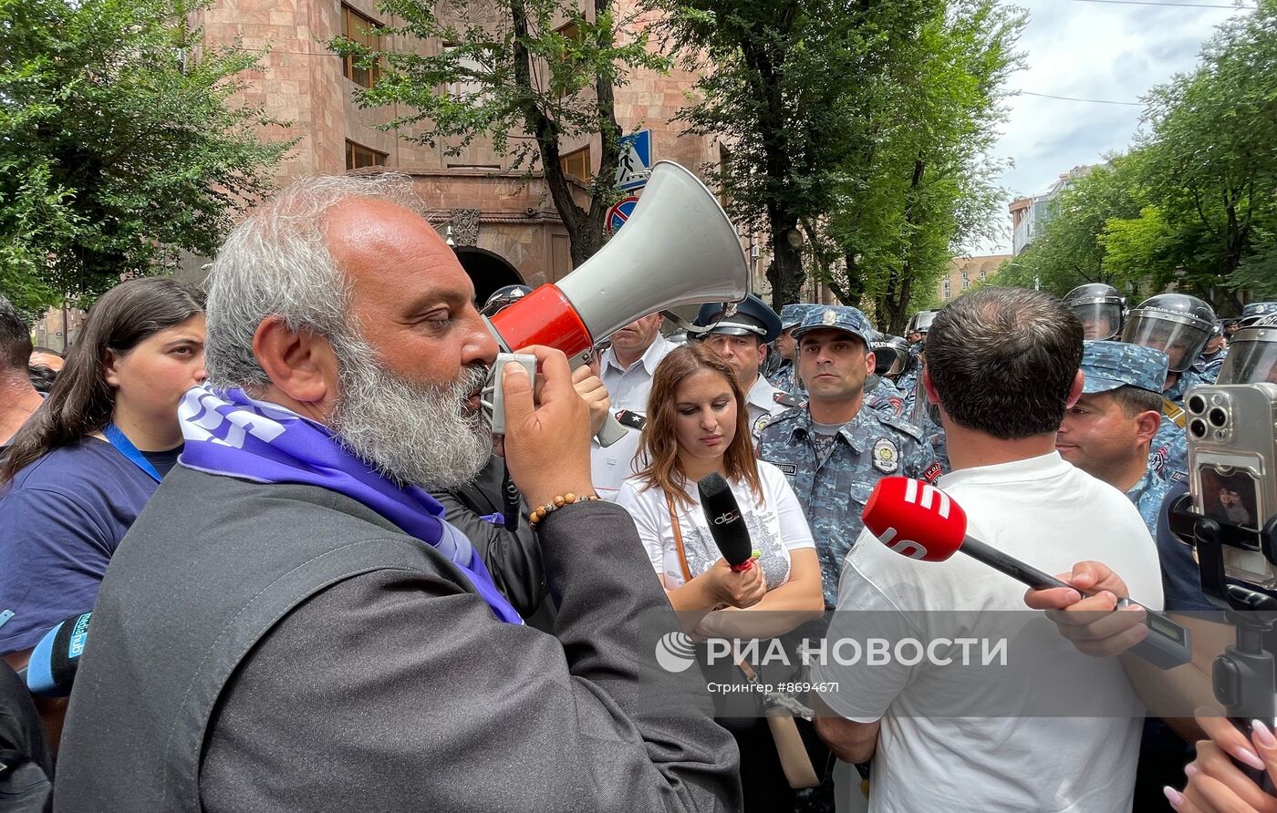 Акция протеста в Ереване