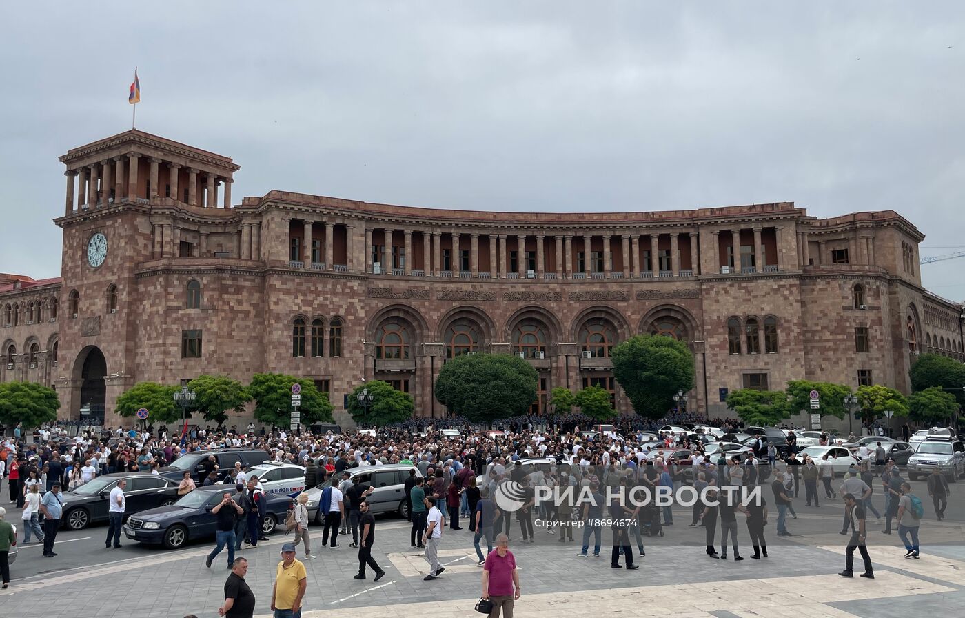 Акция протеста в Ереване