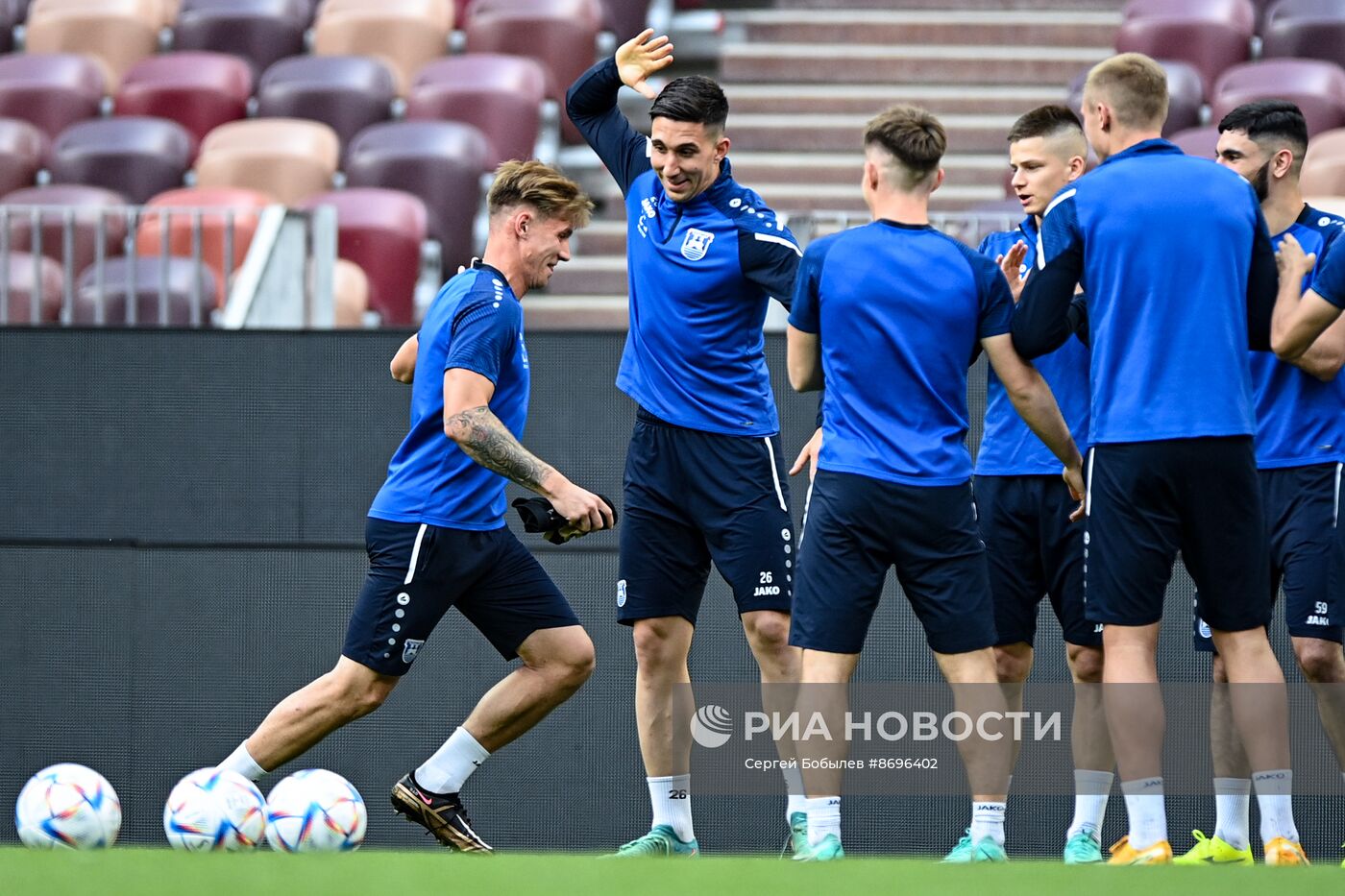 Тренировка "Балтики" перед Суперфиналом FONBET Кубка России