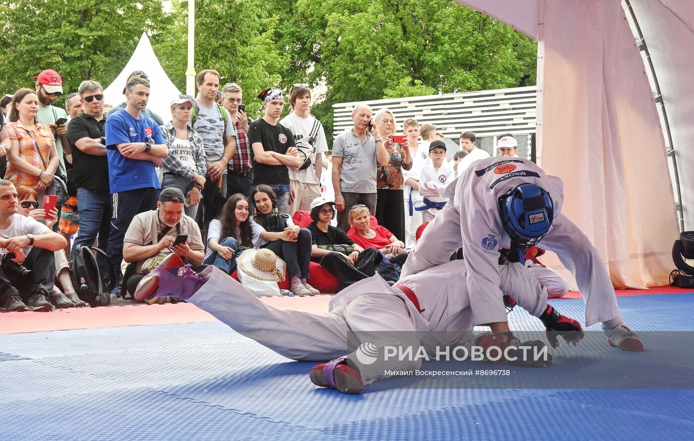 Выставка "Россия". Торжественная церемония открытия Московского фестиваля единоборств