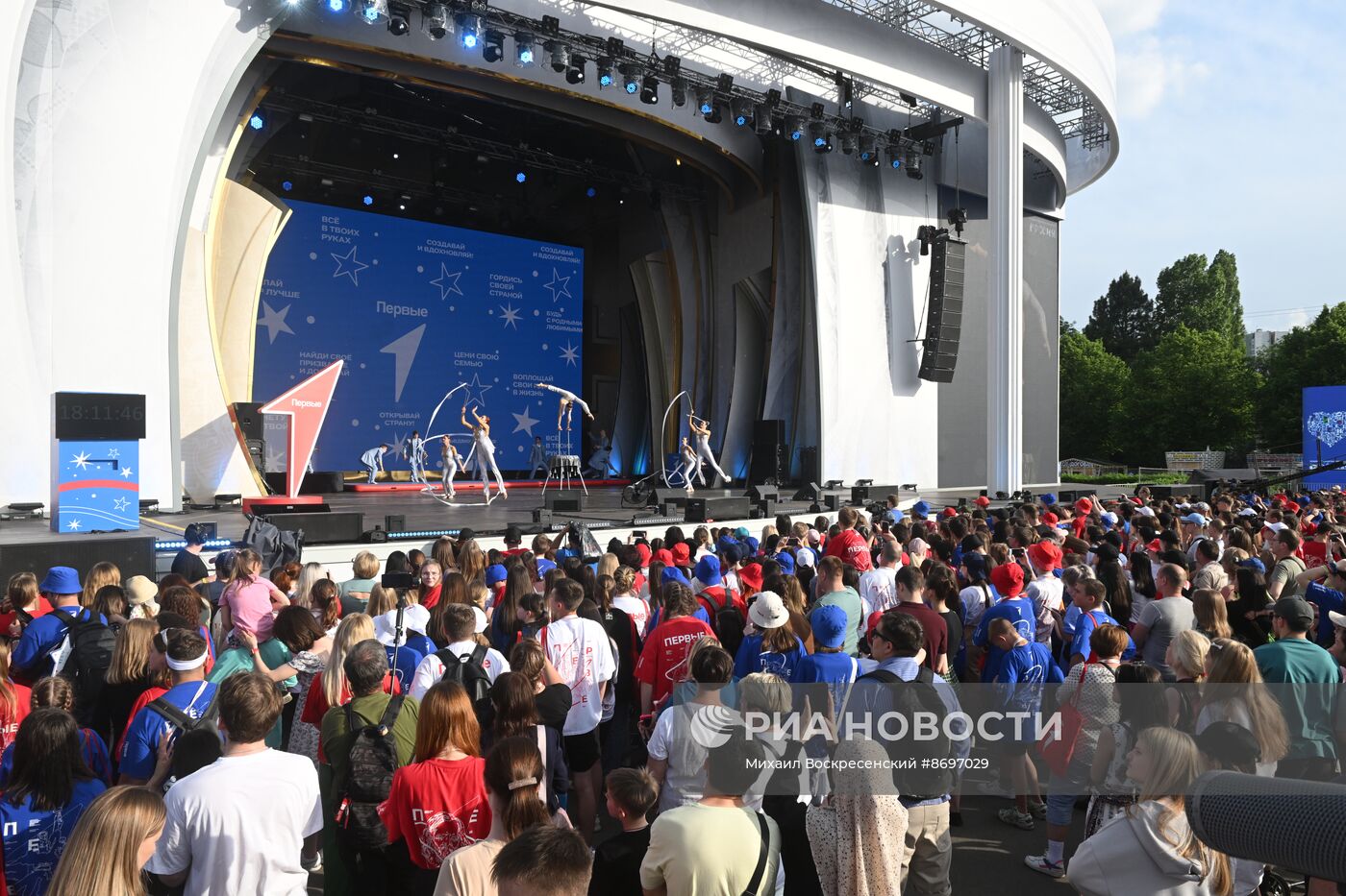 Выставка "Россия". Церемония закрытия Международного фестиваля детства и юности "Фестиваль Движения Первых"