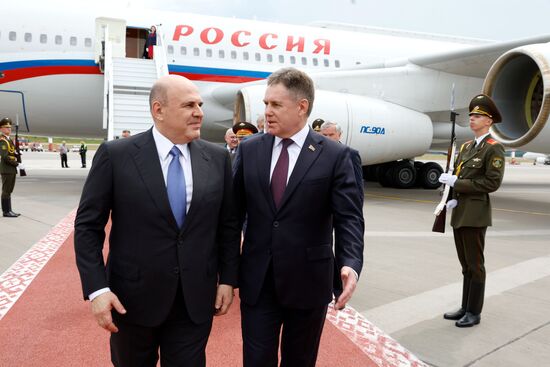 Визит премьер-министра Михаила Мишустина в Белоруссию